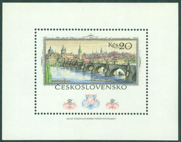 Tjeckoslovakien - M BL  36 Int. Frimärksutställning Praga 1978, block **
