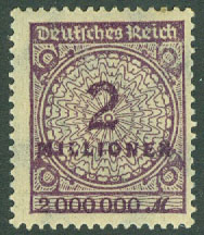 Deutsches Reich – M  315 A Siffertyp, 2 Mio **