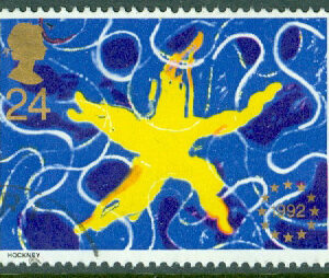 England – M 1418 Europeisk hemmamarknad, 1 kpl stpl