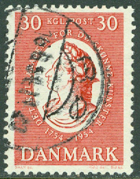 Danmark – F  373 Konstakademien 200 år, 1 kpl stpl