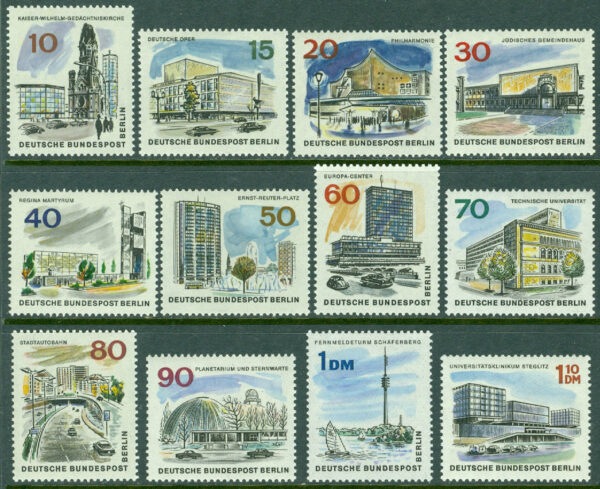 Berlin - M  254-265 Det nya Berlin, 12 kpl **