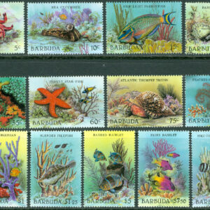 Barbuda – M  973-985 Havsdjur, 13 kpl **
