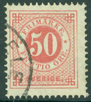 F   36 Ringtyp tandn. 13, 50 öre stpl