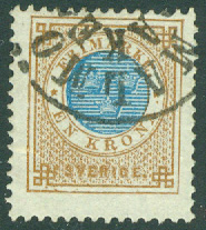 F   38 Ringtyp tandn. 13, 1 kr stpl