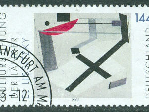 Tyskland – M 2308 Kultur, målning av El Lissitzky, 1 kpl stpl
