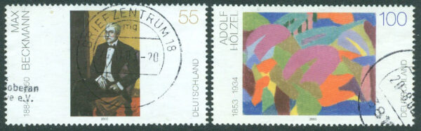 Tyskland - M 2315-2316 Tyskat 1900-talsmåleri VIII, 2 kpl stpl