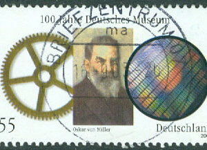 Tyskland – M 2332 Deutsches Museum i München 100 år, 1 kpl stpl
