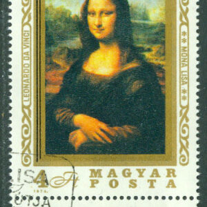 Ungern – M 2940 A Mona Lisa av Leonardo da Vinci, 1 kpl + Zf stpl