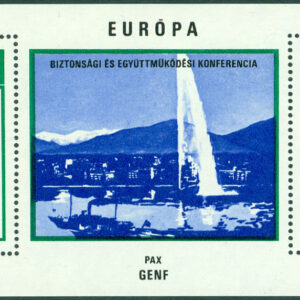 Ungern – M BL 103 A Konferens om europeisk säkerhet och samarbete (ESSE), Genève, block stpl