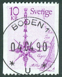 F 1054 Norrpil. Prakt BODEN 04.04.90  (BD/Nb)