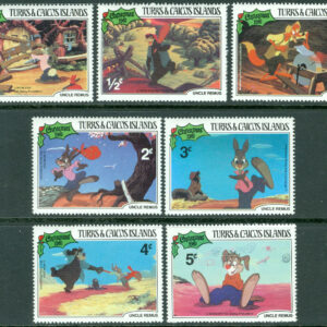 Turks & Caicos Islands – M  554-560 Disney – Onkel Remus, 7 ol **