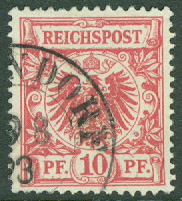 Deutsches Reich – M   47 Riksörnen, 10 Pf stpl