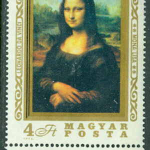 Ungern – M 2940 A Mona Lisa av Leonardo da Vinci, 1 kpl + Zf **
