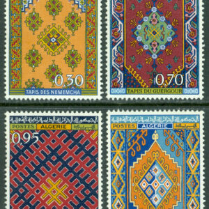 Algeriet – M  496-499 Lokal mattvävning, 4 kpl **