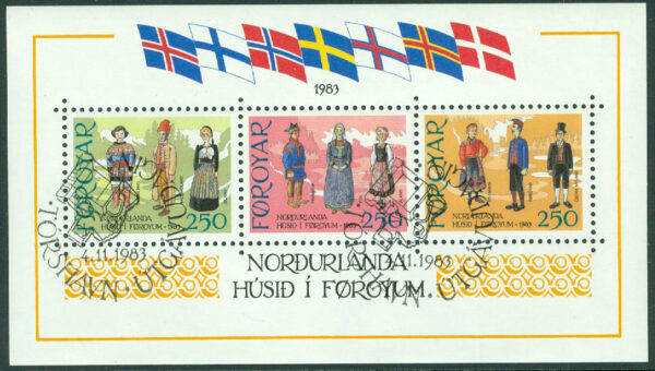 Färöarna - F   92-94 (BL 1) Nordens Hus, block kpl stpl