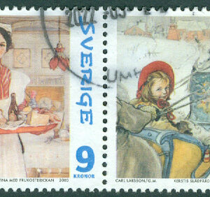 F 2398SX Utrikes julpost, par stpl