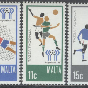 Malta – M  571-573 VM i Fotboll i Argentina 1978, 3 kpl *