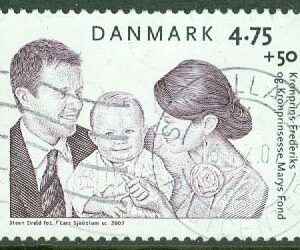 Danmark – F 1481 Välgörenhet, 1 kpl stpl