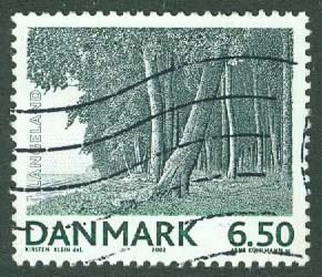 Danmark – F 1333 Landskap, 6.50 kr stpl