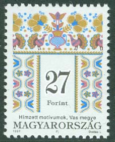 Ungern – M 4445 Folkloremotiv, 1 kpl **