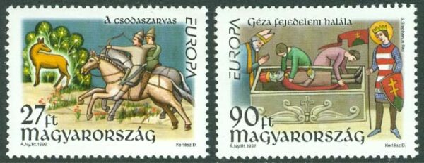 Ungern - M 4455-4456 Europa 1997 - Sagor och legender, 2 kpl **
