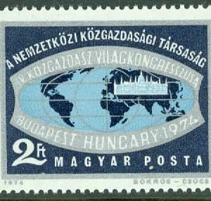 Ungern – M 2968A Ekonomisk världskongress i Budapest, 1 kpl **
