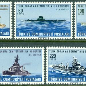Turkiet – M 1971-1975 Turkish Fleet Society´s första kongress, 5 kpl **