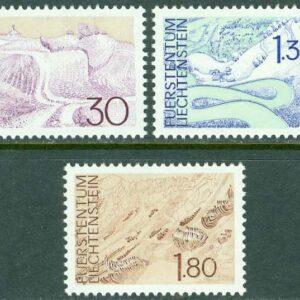 Liechtenstein – M  581-583 Landskap, 3 kpl **