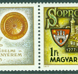 Ungern – M 3206 A Staden Sopron (Ödenburg) 700 år, 1 kpl + Zf **