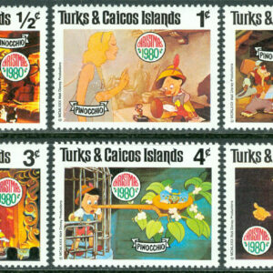 Turks & Caicos Islands – M  504-509 Disney – Pinocchio, 6 ol **