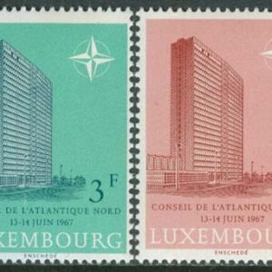Luxemburg – M  751-752 NATO-rådets möte i Luxemburg, 2 kpl **