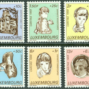 Luxemburg – M  779-784 Caritas 1968 – för barn, 6 kpl **