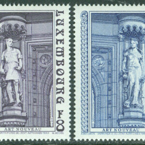 Luxemburg – M 1014-1015 Arkitektur i jugendstil, 2 kpl **