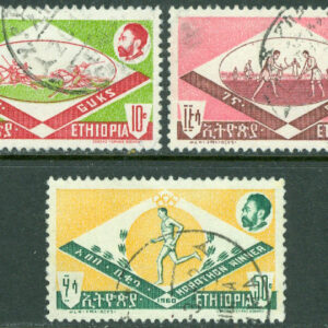 Etiopien – M  417-418, 421 Sport, 3 ol stpl