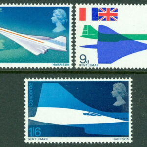England – M  504-506 Första flygningningen med Concorde 1969, 3 kpl **