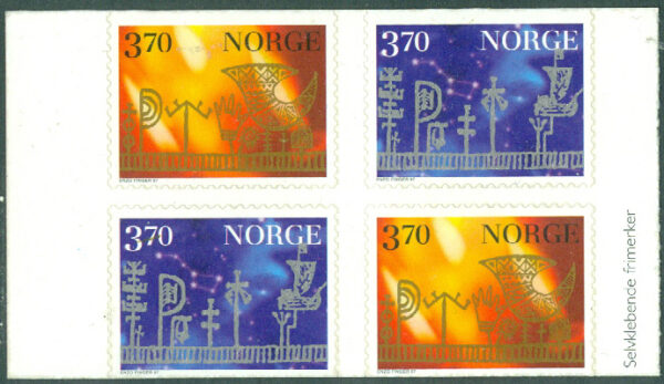Norge - F 1311-1312 Julpost 1997, 4-block kpl **