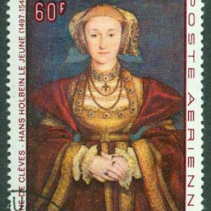 Övre Volta – M  241 „Anna von Cleve“; av Hans Holbein d. y., 60 Fr stpl