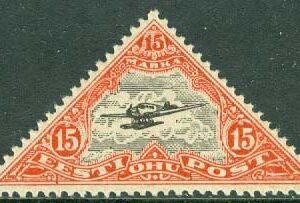 Estland – M   50 A Flygpostfrimärke, flygplan Junkers F 13, 15 M **