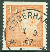 F  429A Gustaf VI Adolf. SÖDERHAMN 1.3.67  (X/Häl)