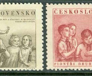 Tjeckoslovakien – M  731, 733 Internationella barndagen, 2 ol **