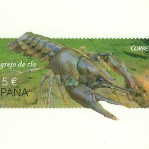 Spanien – M 5086-5088 Skyddade Djur III – Flodiller – Krabba – Sjöhäst, 3-strip kpl **