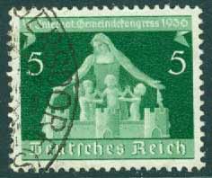 Deutsches Reich – M  618 Internationella kyrkokongressen, 5 Pf stpl