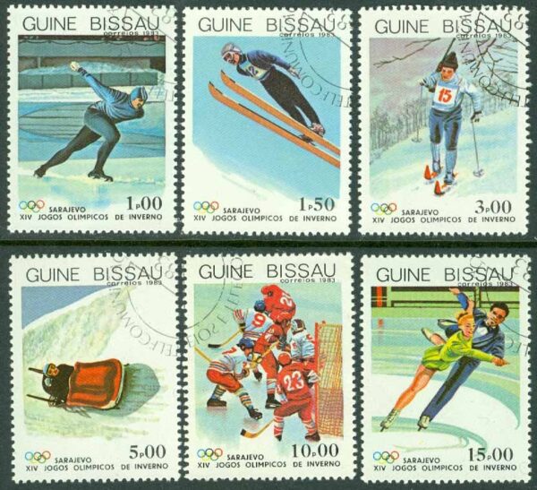 Guinea-Bissau - M  709-714 OS i Sarajevo 1984, 6 ol stpl