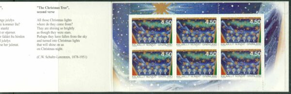 Grönland - Häfte H 13 Julfrimärken 2000, 12 frim **