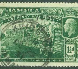 Jamaica – M   73 Trupper stiger ombord på S.S. Vendla, 1 kpl stpl