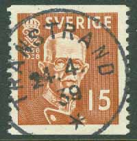 F  267A Gustaf V 80 år. TRANSTRAND 24.4.39  (W/D)