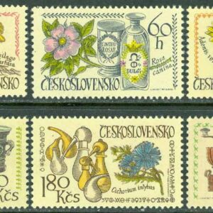 Tjeckoslovakien – M 2023-2028 Int. Kongress för farmacihistoria, 6 kpl **