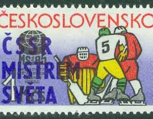 Tjeckoslovakien – M 2816 Tjeckoslovakien världsmästare i VM i Prag 1985, 1 kpl **