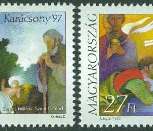 Ungern – M 4471-4472 Jul 1997, den heliga familjen, 2 kpl */** fl.
