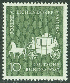 Tyskland – M  280 Joseph Freiherr von Eichendorff (1788-1857), diktare, 1 kpl *